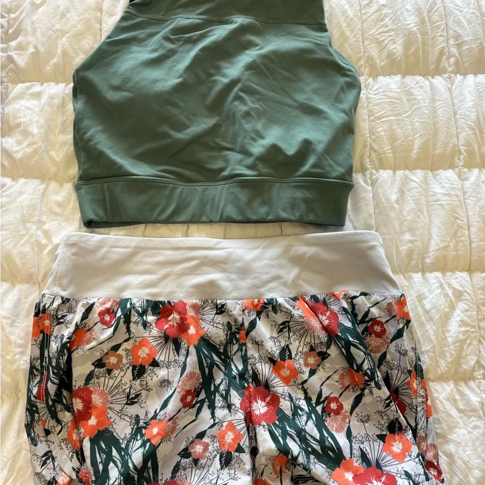 Senita Athletics Pocket Sports Bra Malibu Crop Green - Picture 2 of 6